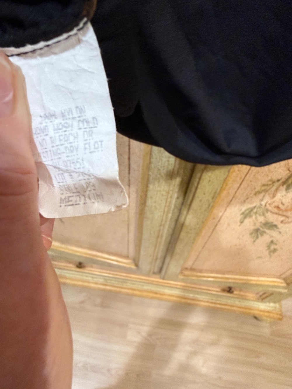 La Befana  Black Cowl Neck Sleeveless tunic - Picture 9 of 14